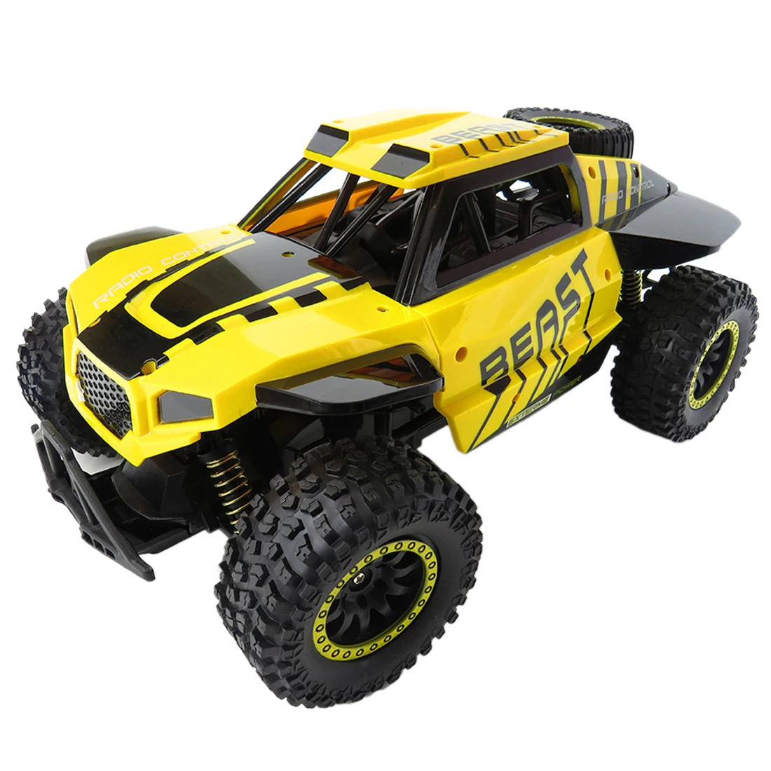 

Flytec SL-146A 1:14 2.4Ghz 2WD High Speed RC Cars Rock Off-Road Racing Vehicle Radio RC Crawler Truck - Yellow/Light Green