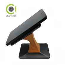 CharmTek Adjustable 180 Degree Rotating Qi Desktop wireless charging stand Wireless Mobile Phone Holder