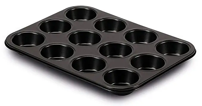 6/12 чашки кексов Форма для кексов форма для выпечки DIY Инструменты для выпечки антипригарная металлическая Форма для кексов форма для выпечки яиц - Цвет: 12 hole mold