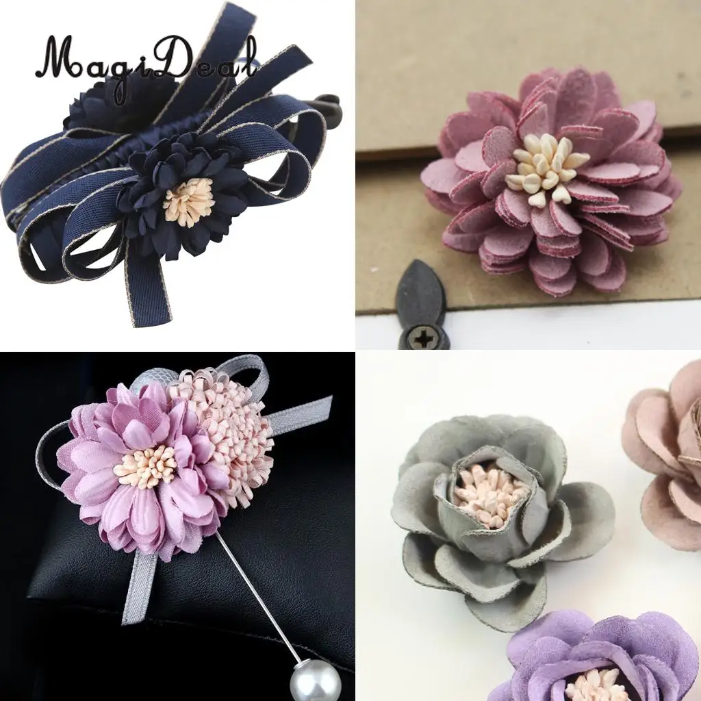 MagiDeal 720 Pieces 6 mm Double Head Stamens Scrapbook Cards Home Decor Flower Craft Supplies Beige & Pink Colors