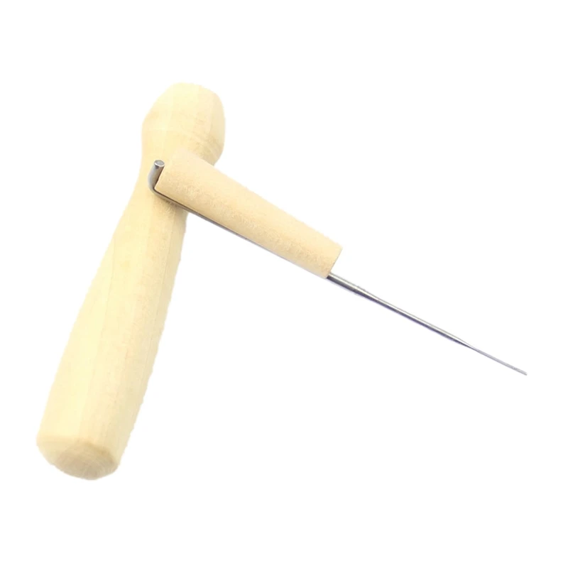 

One Felting Needle Wooden Handle Holder DIY Tool For Creative Craft