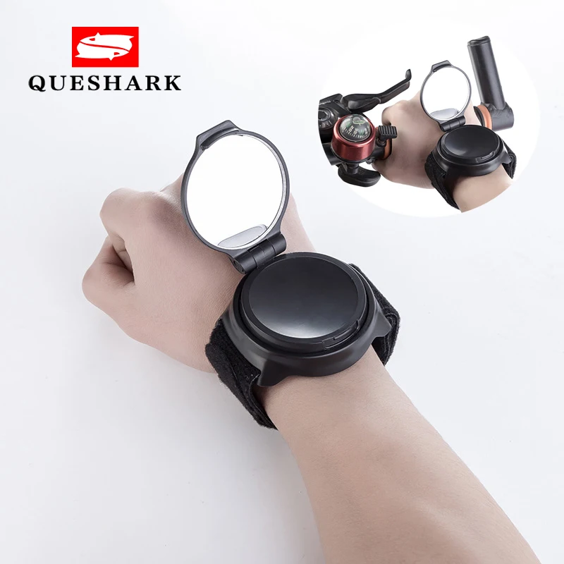

Bike Mirror Bicycle Back Mirror Cycling 360 degree Rotate MTB Arm Wrist Strap Rear View Bike Accessories Bicycle Rearview
