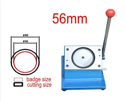 56 мм значок делая круг резак круглой формы бумаги резки машины