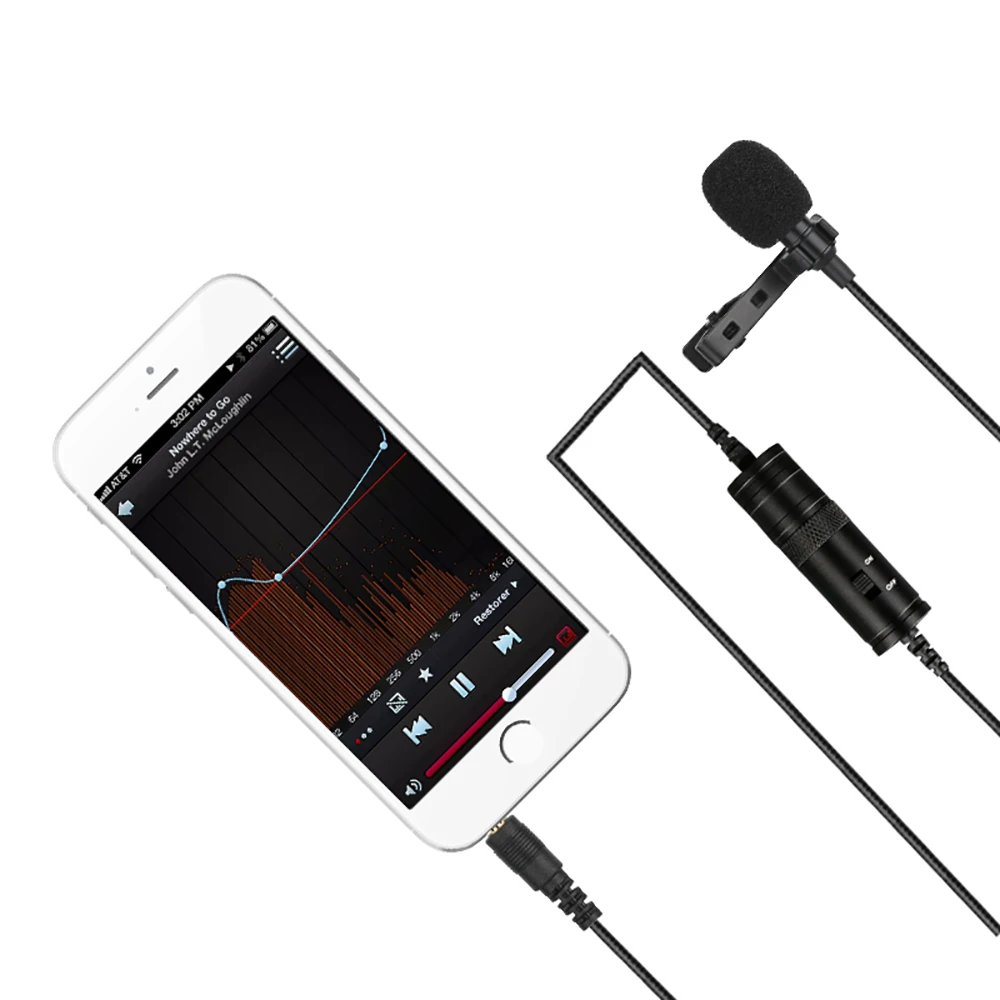 TKL BY-M1v2 версия обновления петличный микрофон конденсаторный микрофон рекордер для аудио видео телефона IPhone Xs Max