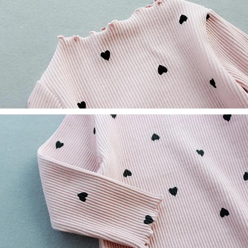 Girls T Shirt Spring Fall Winter Cotton Long Sleeve Floral Children's Tops And Blouses