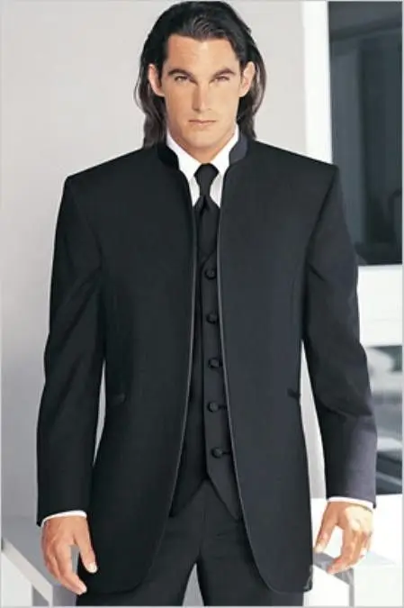 Men Suit 2018 Slim Fit Black Italian Wedding Suits Formal For Homens Terno 2018 Ternos Formais Do Casamento Para Os Slim Fit Preto Italiano Jantar Personalizado
