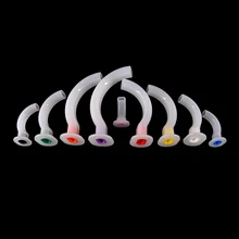 9 Pçs/set Descartável Branco Color Coded Airway Oral Tubo de Gás Tubo de Guia Para Os Pacientes