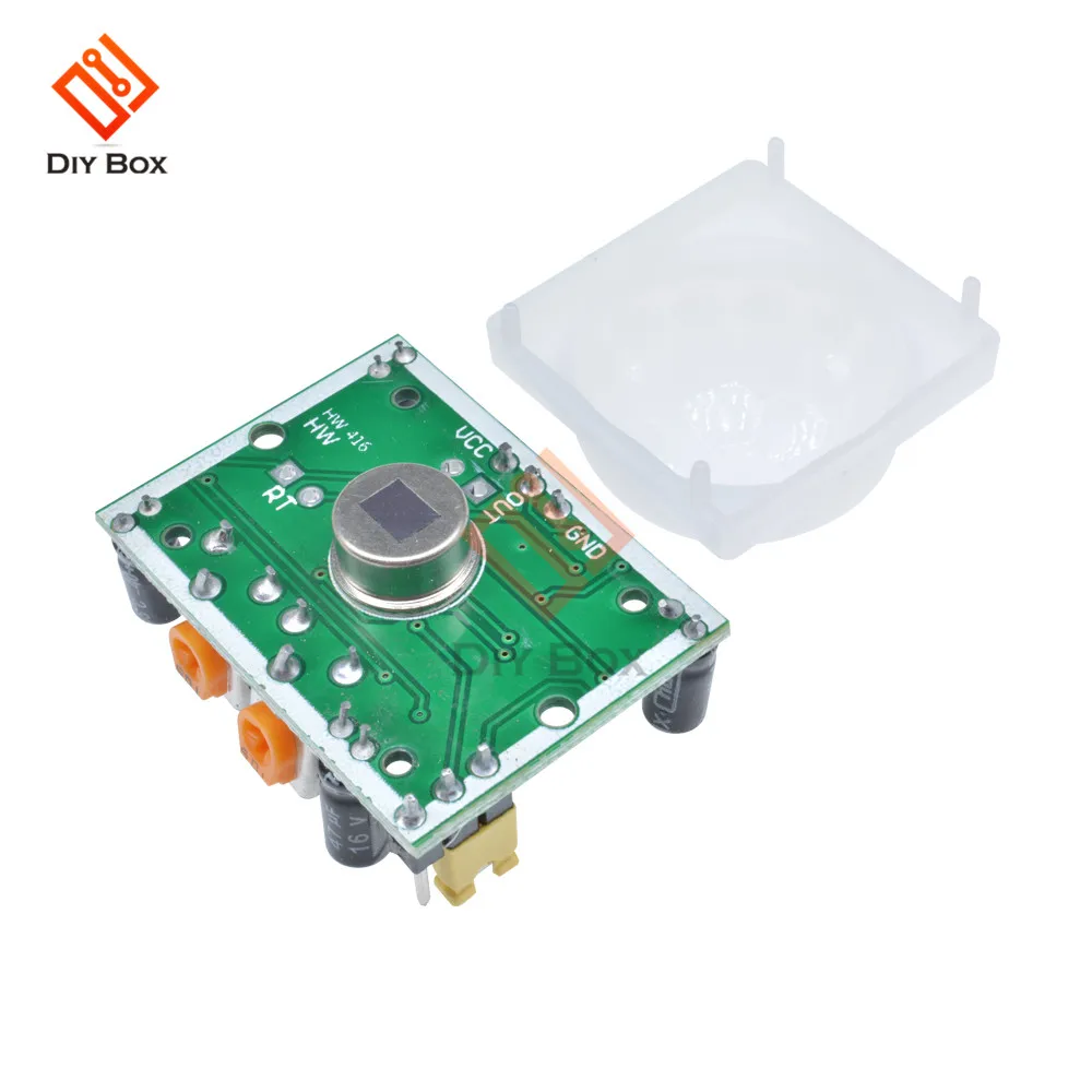 HC-SR501 Body Sensor Module Adjust IR Pyroelectric Infrared PIR Motion ...