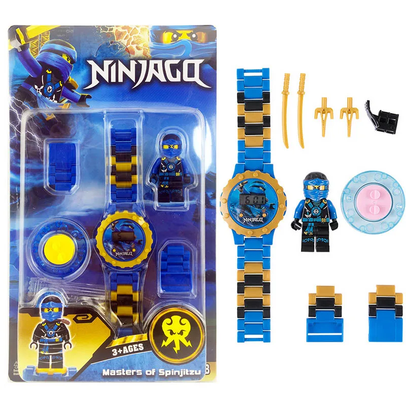 

Ninjagoing Building Blocks Series Mini Watch Avengers Marvel Batman Iron Man SpiderMan Compatible legoing figures Toy For Kids