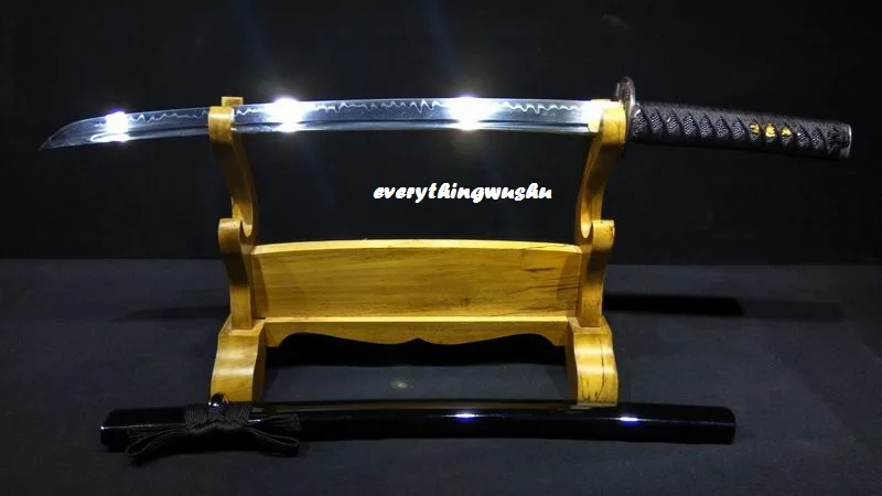 Т10 стальная глина закаленные самурайские мечи Wakizashi|Боевые искусства| |