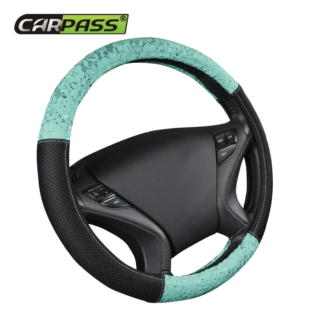 

2019 NEW ARRVIAL Car-pass Delray Spacer Mesh Steering Wheel Covers Universal for vehicles, Suv lace Slip-on Steering-Wheel