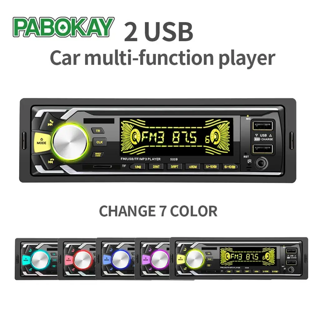 Новые продукты for Автомагнитола с Bluetooth автомобильное стерео радио FM Aux вход