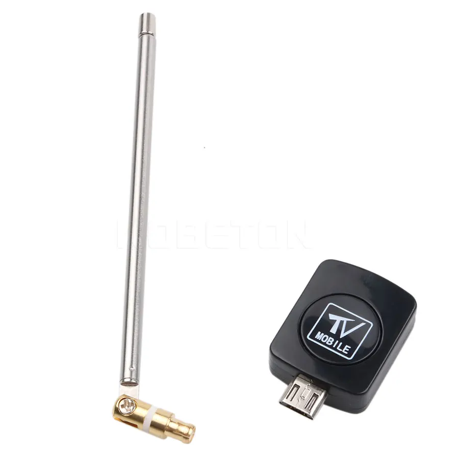 

kebidumei Micro USB Mini DVB-T HD TV Tuner Digital Satellite Dongle Receiver+Antenna For Android 4.03-4.10 Phone Mobile TV Tuner