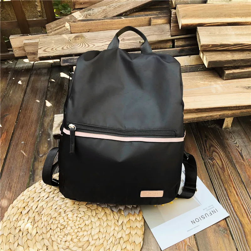 Menghuo 2019 Casual Nylon Backpack Women High Capacity School Backpack for Teenager Girls Ladies Travel Backpacks Mochilas Bolsa (46)
