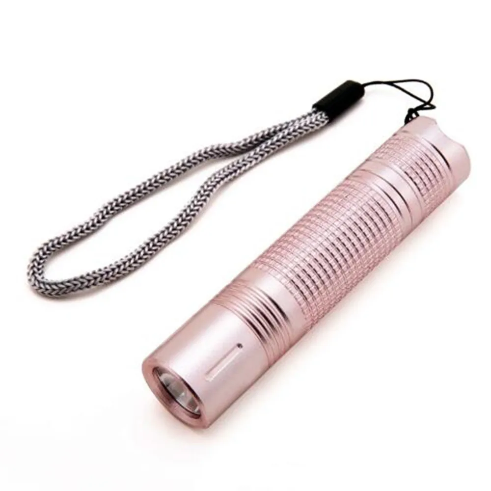 

UV Fluorescent LED Flashlight Lamp 365nm AA Lantern Portable Cree LED Torch Light Free Shipping