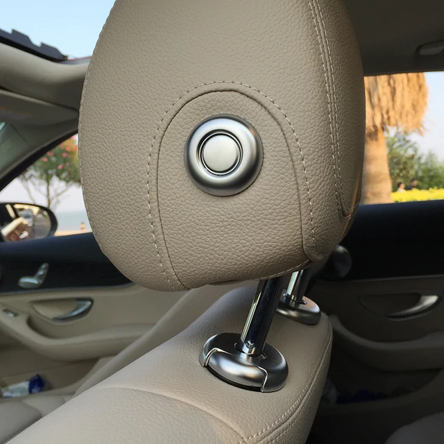 Buy ABS Chrome Styling Headrest Button Cover Trim For