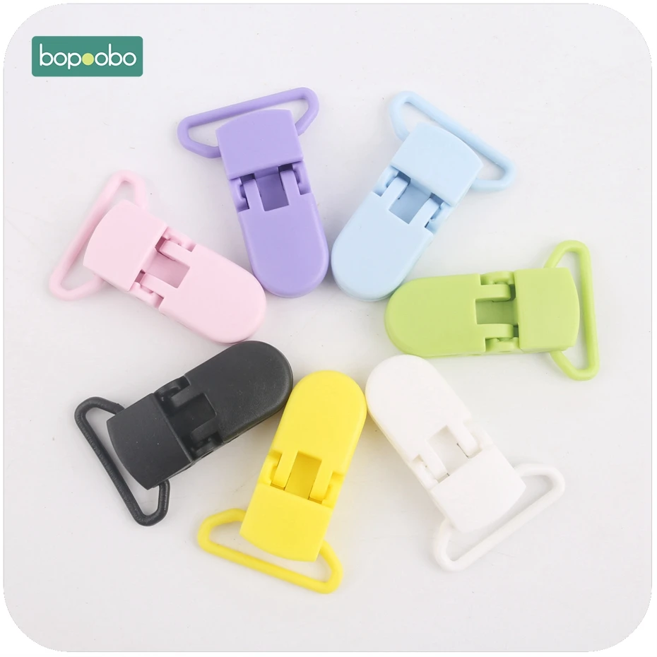 Clips de sucette en plastique pour bébé | Clips de sucette sûrs pour bébé, Clips de sucette en plastique 5 pièces pour bébé en matériel Non toxique, artisanat de dentition pour bébé, bricolage (lot de 5)