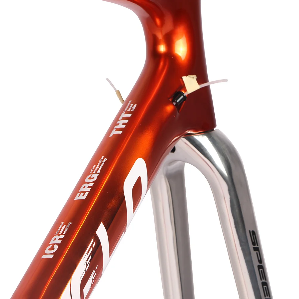 Clearance Costelo Speedmachine3.0 Electroplate superlight 790g disc carbon road bike frame bicycle bicicleta carbon fiber cheap frame 11