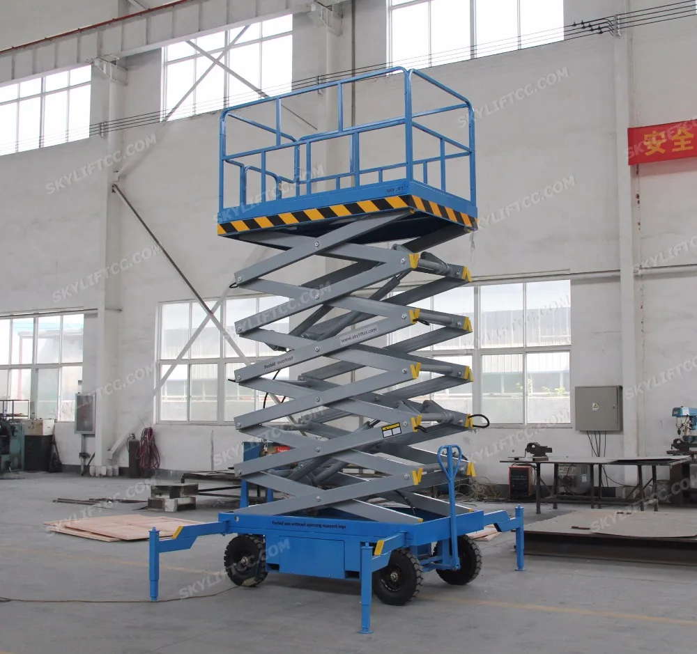 

14m mobile scissor lift table elevator lift