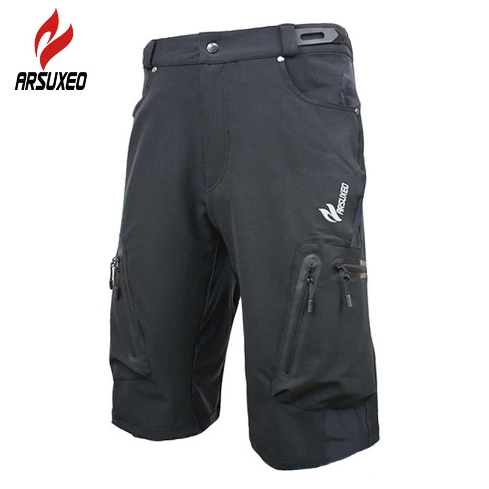 ARSUXEO Men's Outdoor Sports Cycling Clothing Downhill BMX MTB Shorts ...