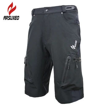 

ARSUXEO Men's Outdoor Sports Cycling Clothing Downhill BMX MTB Shorts Mountain Bike Bicycle Climbing Shorts