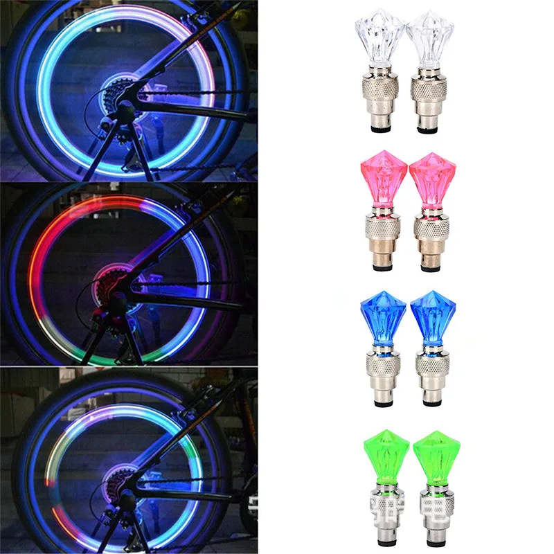 Top Bicycle Tyre Valve Caps Light Mountain Bike Light New Bicycle Wheel Tyre Lamp for Bicycle Accessories Bike Lamp Cycling Lights 0 Top Bicycle Tyre Valve Caps Light Mountain Bike Light New Bicycle Wheel Tyre Lamp for Bicycle Accessories Bike Lamp Cycling Lights 0