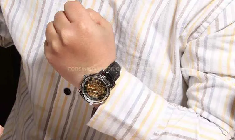 Победитель мужские s часы военный армейский Спорт Мужские часы лучший бренд класса люкс Скелет ручной Ветер механические модные мужские часы горячая 0132