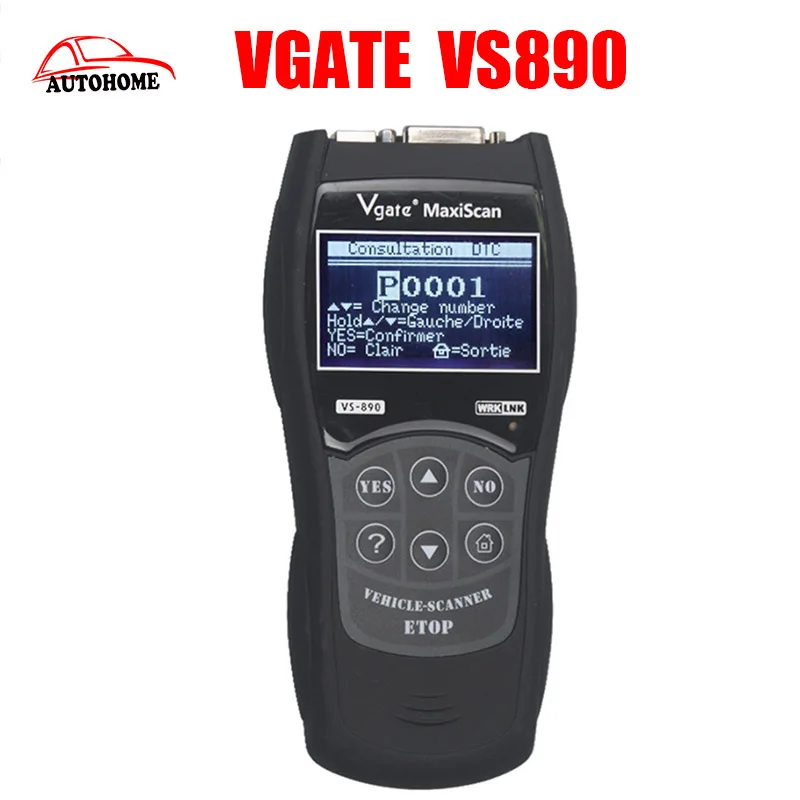 imágenes para Universal Herramienta de Diagnóstico Auto Multi-idioma Vgate VS890 Scantool MaxiScan VS 890 OBD2 Escáner por libre nave del poste de china imágenes para Universal Herramienta de Diagnóstico Auto Multi-idioma Vgate VS890 Scantool MaxiScan VS 890 OBD2 Escáner por libre nave del poste de china