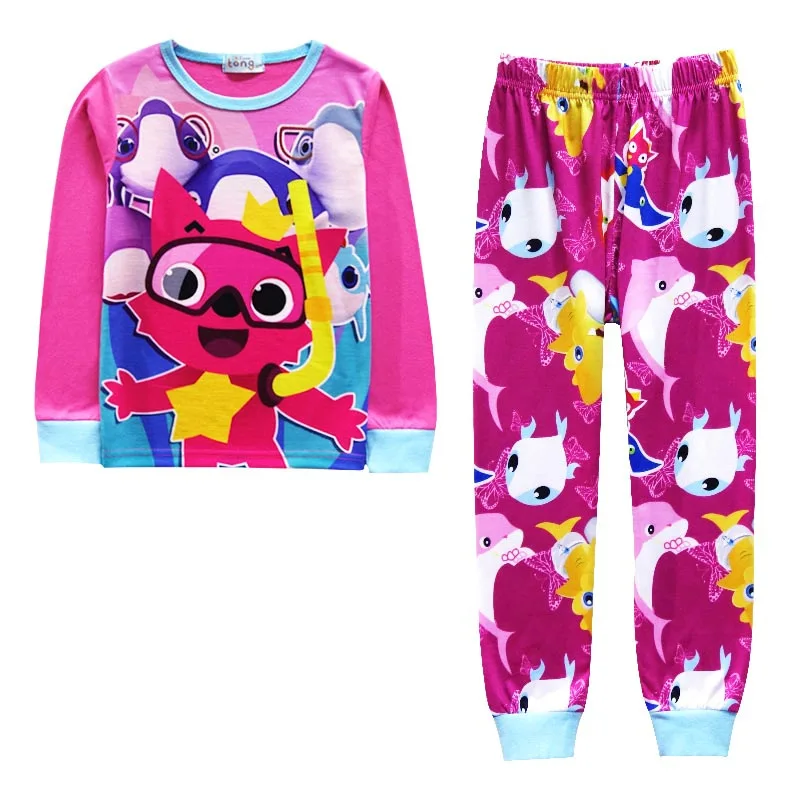 Moana Maui/детский пижамный комплект, одежда для сна для мальчиков, Пижамный комплект для девочек 3-10 лет, Детская Пижама, комплекты одежды для маленьких мальчиков и девочек с изображением троллей и Поппи - Цвет: 1104