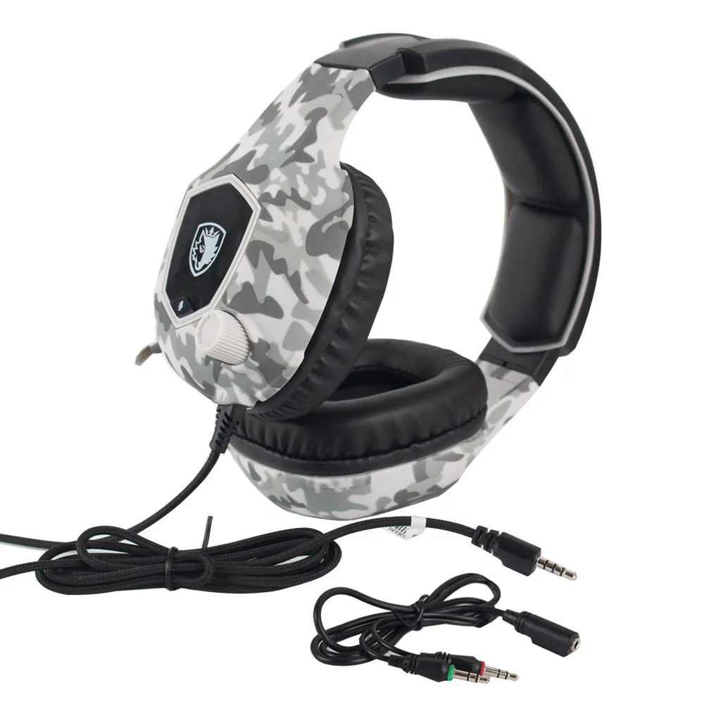 SADES SA818 Casque PS4 Gaming Headset with Microphone Camouflage Stereo Headphones for PC Cell Phone New Xbox One Controller Laptop (7)