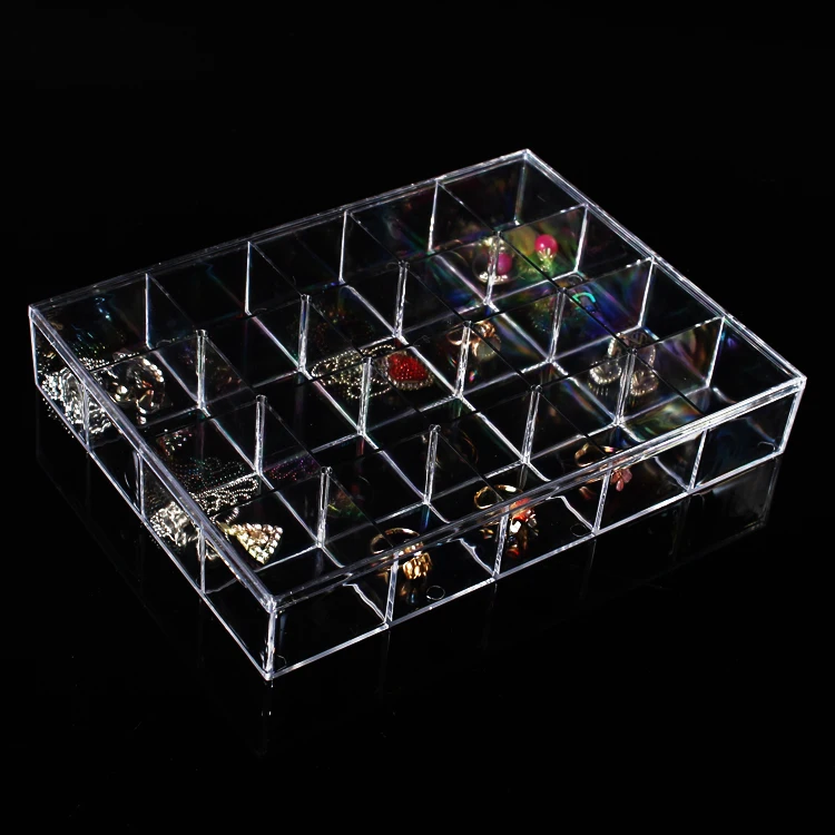 Wholesale Clear View Plastic Jewellery Beads Compartment Storage Box