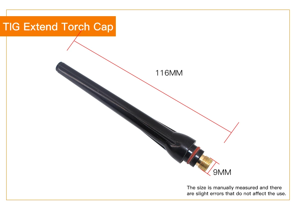 TIG комплектующие сварочных аппаратов WP17 W26 WP18 TIG сварки факел глава короткие средней длины TIG Вернуться Кепки с кольцом