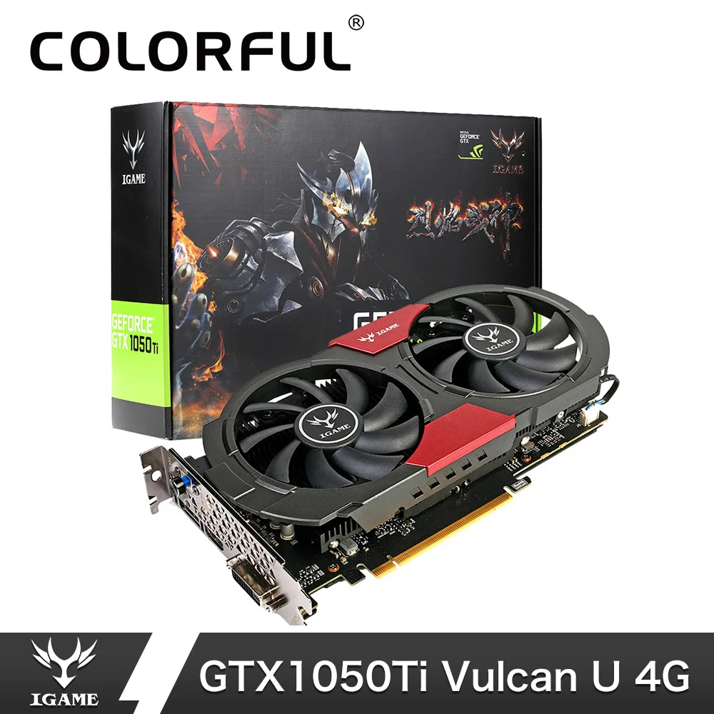 

Colorful GTX 1050Ti NVIDIA Graphics Card GeForce iGame 4GB GDDR5 128bit PCI-E X16 3.0 GTX1050 Ti PC Gaming Video Card 2060 1660
