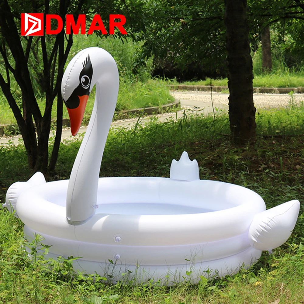 

DMAR Inflatable Pool for Kids Inflatable Swan Swimming Pool Infants Baby Children Water Toys Baby Bathing Pool Durable 2017 NEW
