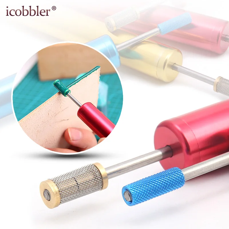 

2019 New Leather Tools Replaceable Double-head Oil Pen, for Leathercraft Edge Processing Accessories Tool Repair Leather Edge