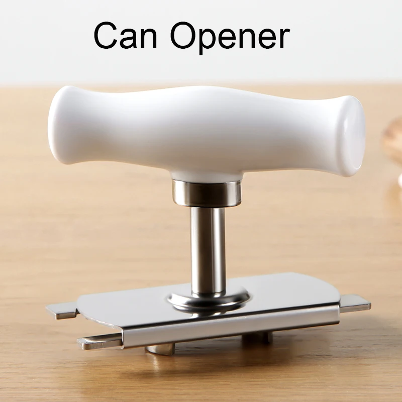 Stainless Steel Can Opener Kitchen Screw Cap Bottle Wrench Free Size