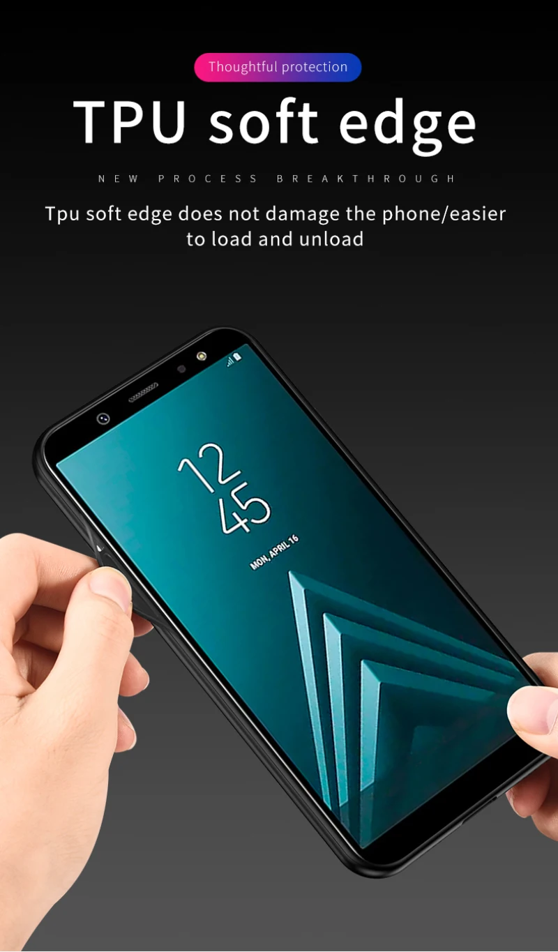 Samsung Galaxy A6 (Plus) 2018 Cloth PC+TPU Stitching case_8