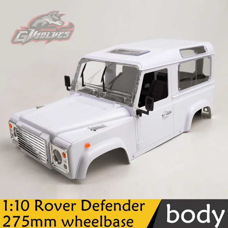 

1:10 Rover Defender high quality ABS Plastic RC Rock Crawler 275mm wheelbase best DIY simulation Shell bady for RC4WD D90 Axial