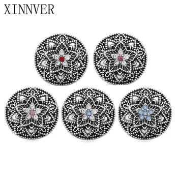 

10pcs 18mm Crystal Star Snap Button Interchangeable Jewelry Accessory Can Move Replaceable Button Snap Jewelry For Bracelet