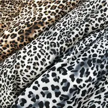 Классический Леопардовый принт Ins горячий дизайнер сделай сам ручной работы швейный материал ткань с животным принтом не эластичная