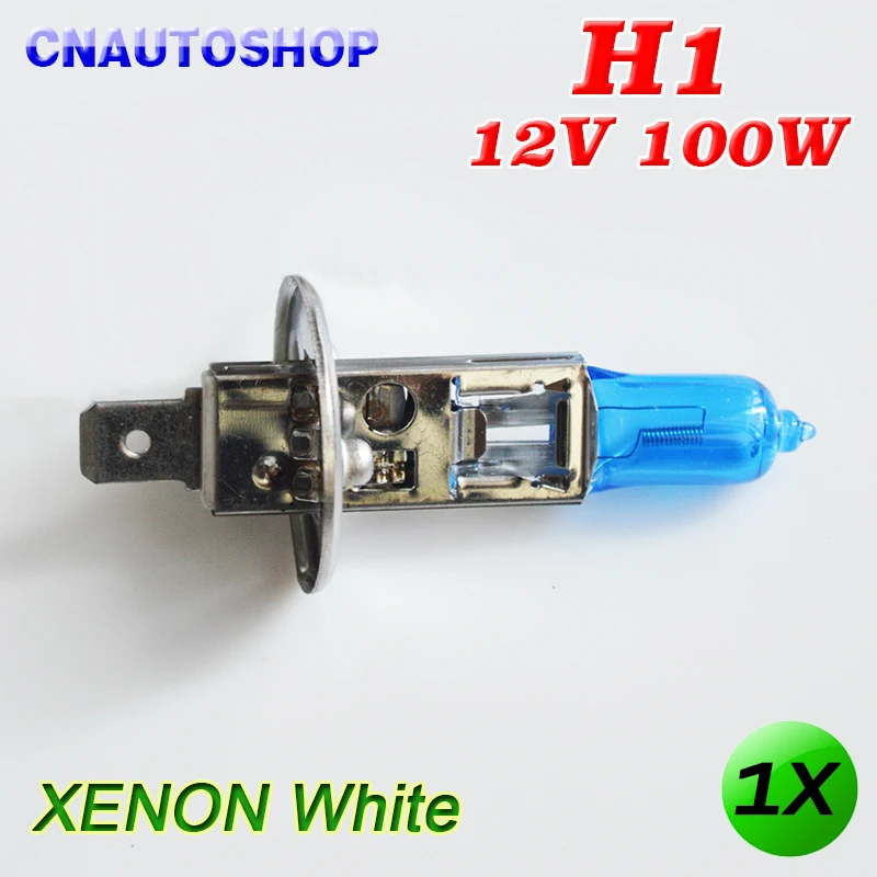 Hippcron 12V 100W H1 галогеновая лампа ксенон яркий темно-синий супер белый кварцевый Стекло автомобильный головной светильник тумана светильник автомобильных ламп