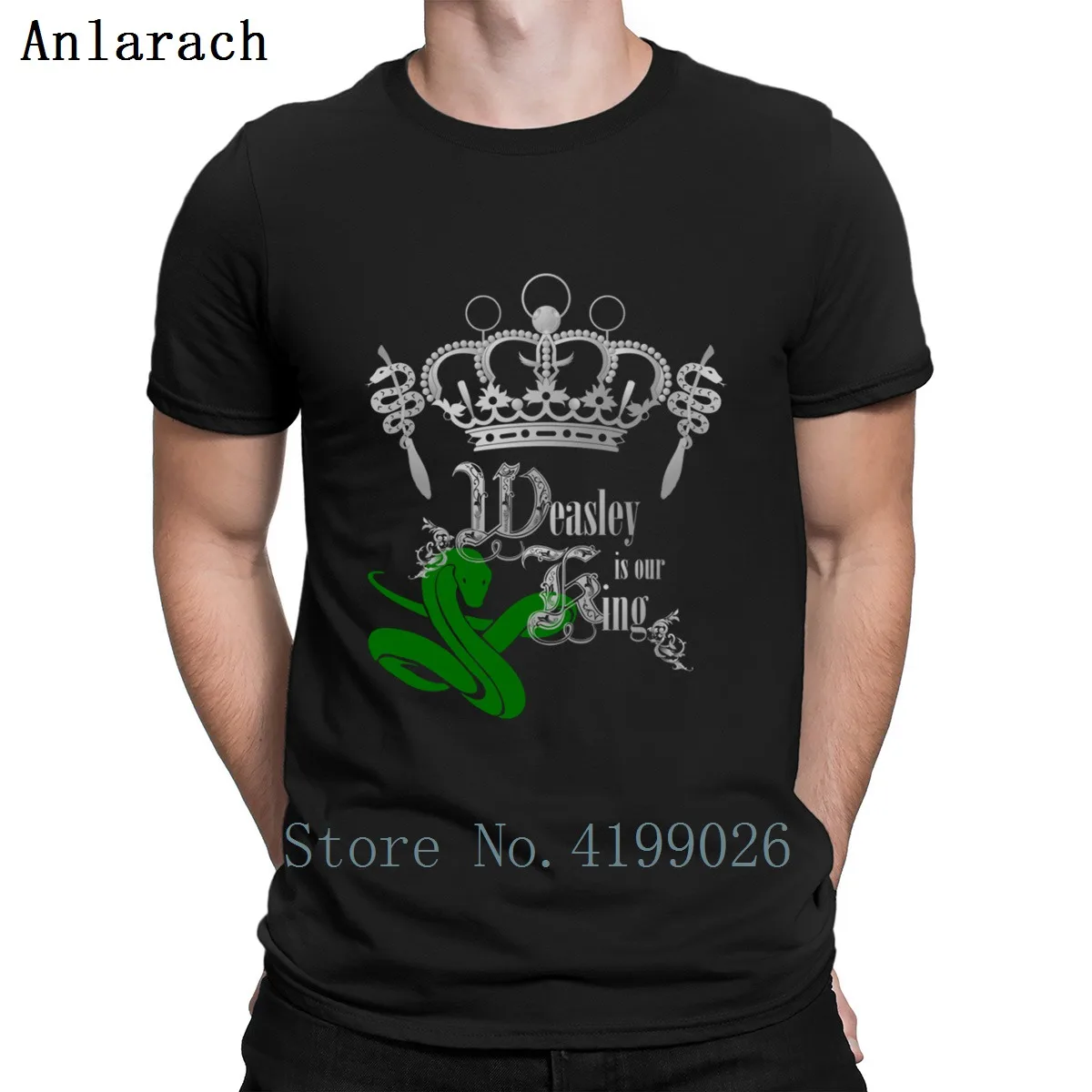 

Weasley Is Our King Slytherin T Shirt Designing Interesting Standard Kawaii Spring S-XXXXXL Cotton Funny Shirt