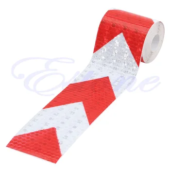

Super 2"x118" 3M Arrow Safety Warning Conspicuity Reflective Tape Strip Sticker