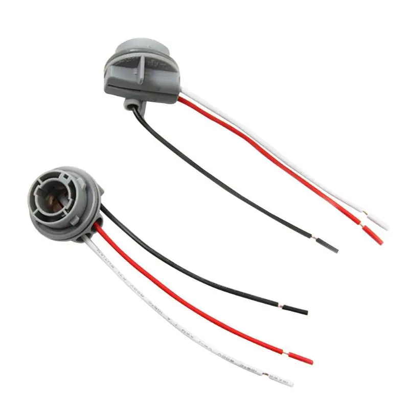 

2pcs 1157 Car Bulb Holder Lamp Socket Adapter LED Light Wiring Connector