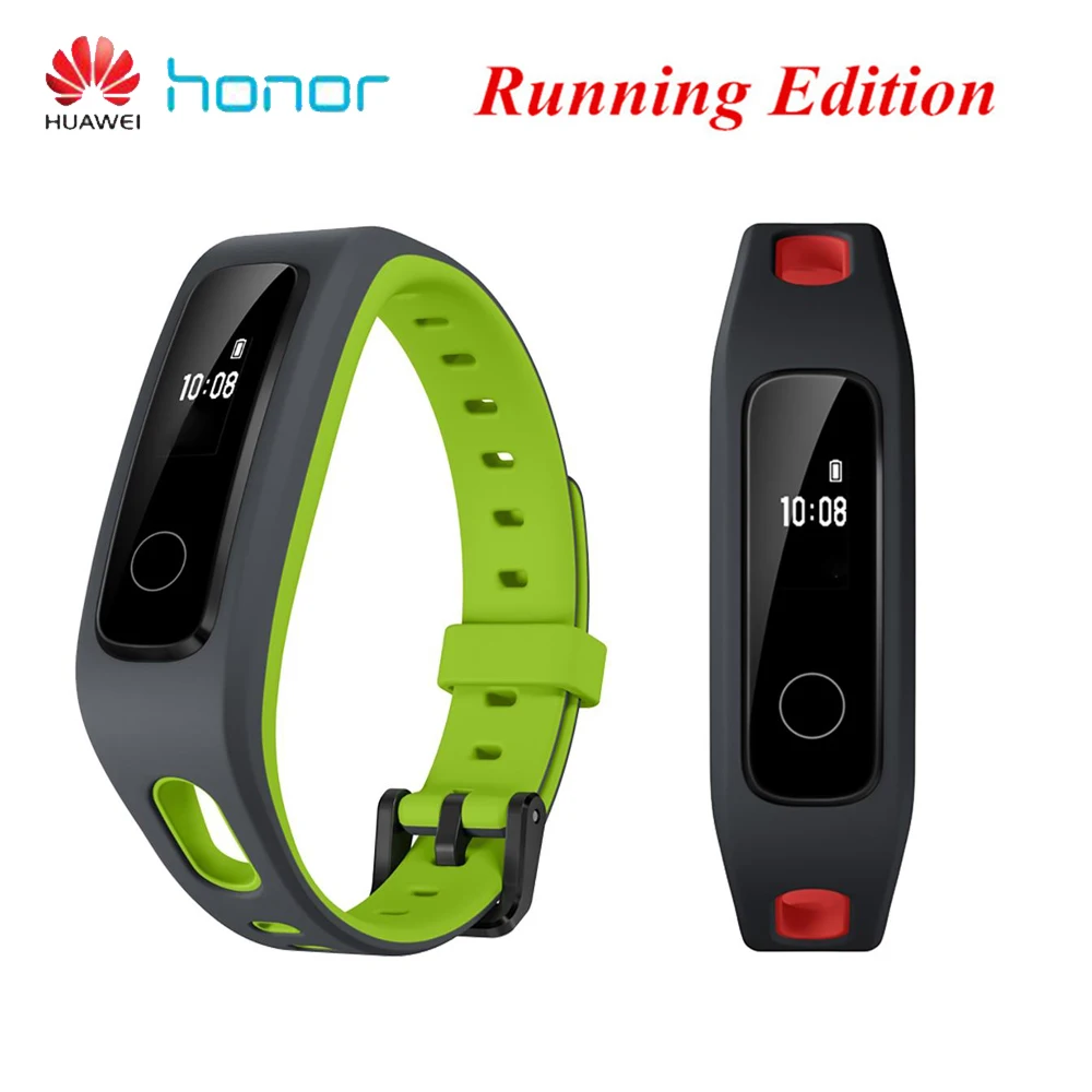 

Original Honor Band 4 Smart Bracelet Running Edition Shoes Wear OLED Touch Screen 5ATM Waterproof Smart Wristband Android iOS