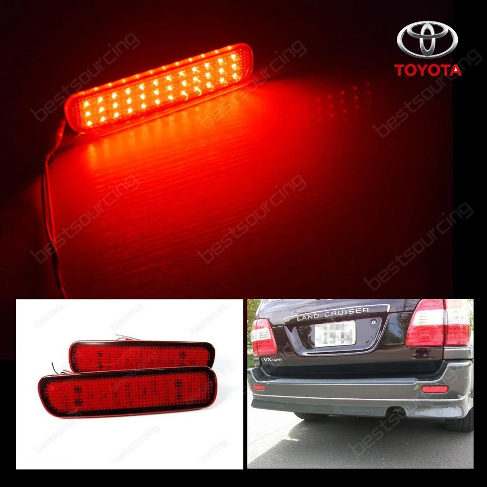 Land Cruiser J100 LX470 98 08 Red Rear Bumper Reflector LED Brake Light