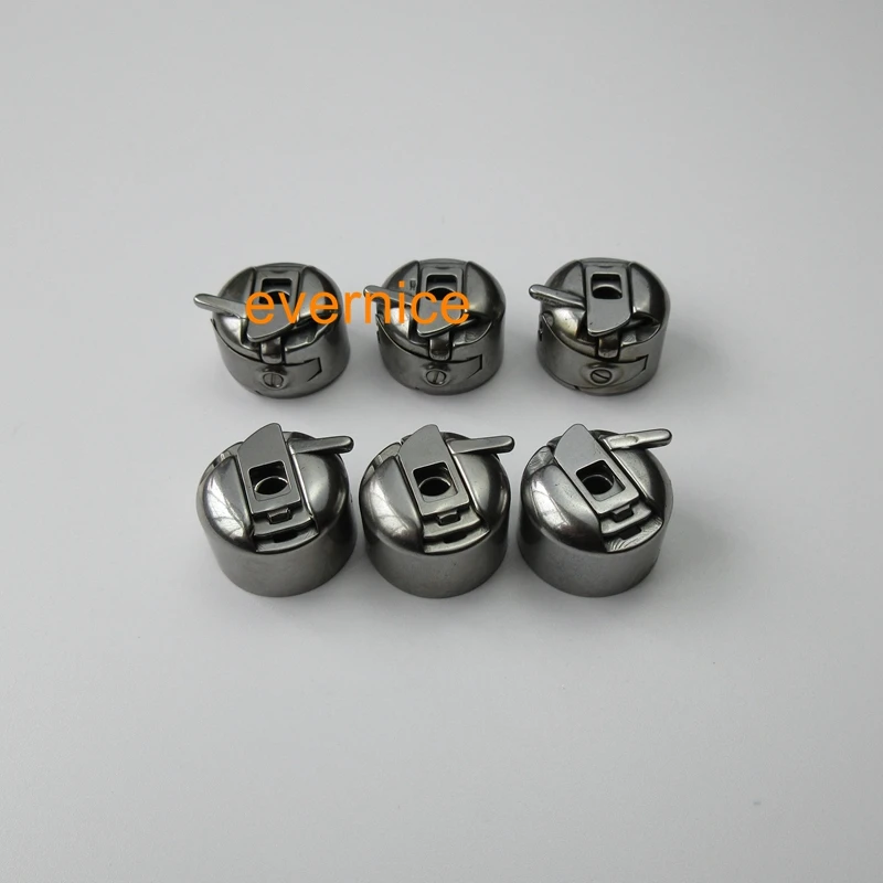 6 Bobbin Caso Per Adler 37 Alfa 157 Consew 30 Necchi 500 600