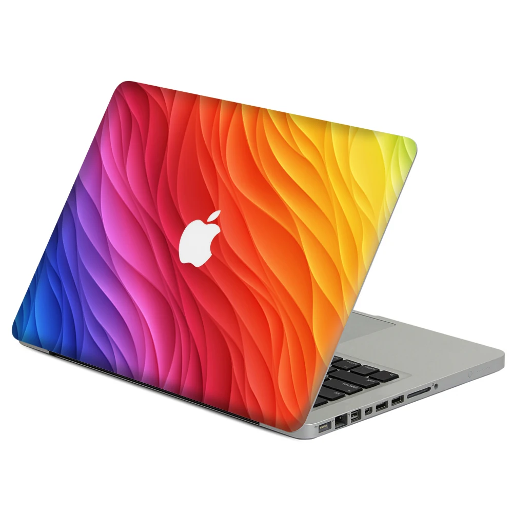 Теплые линии ноутбука Наклейка кожи для MacBook Air Pro retina 1" 13" 1" винил Mac чехол Корпус ноутбука полное покрытие кожи