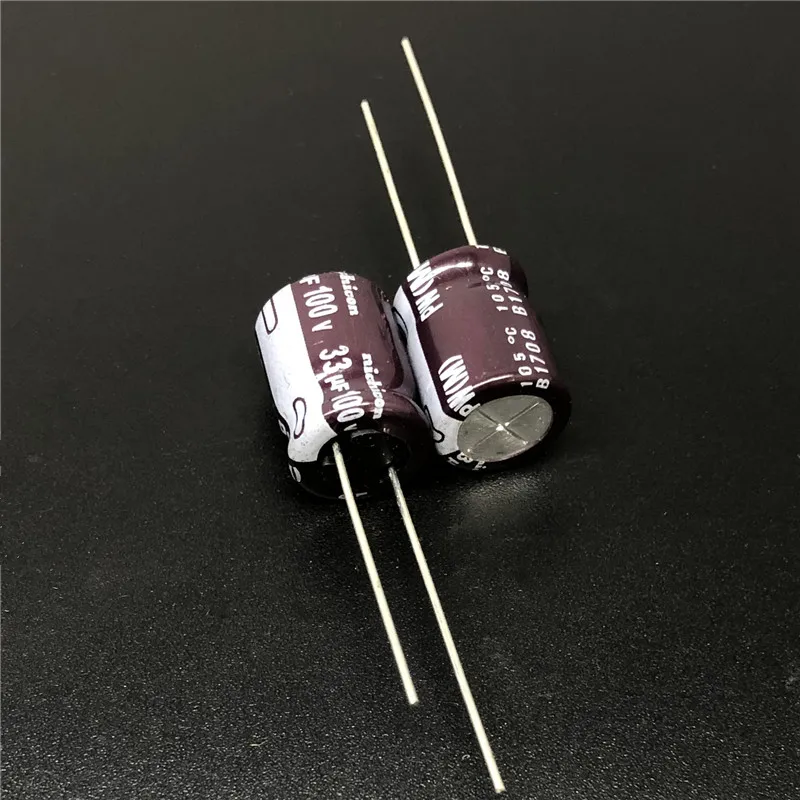 20pcs 47uF 100V 10x16mm 100V47UF Japan ELNA Audio Capacitor Brown