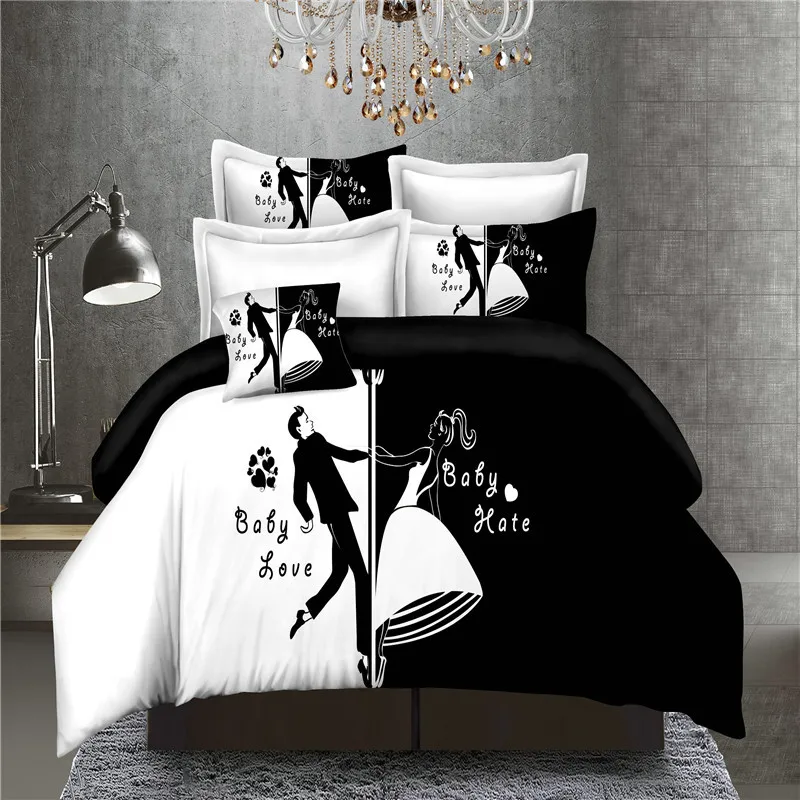 Buy Bedding Set Couples Soft Bedclothes Diagonal